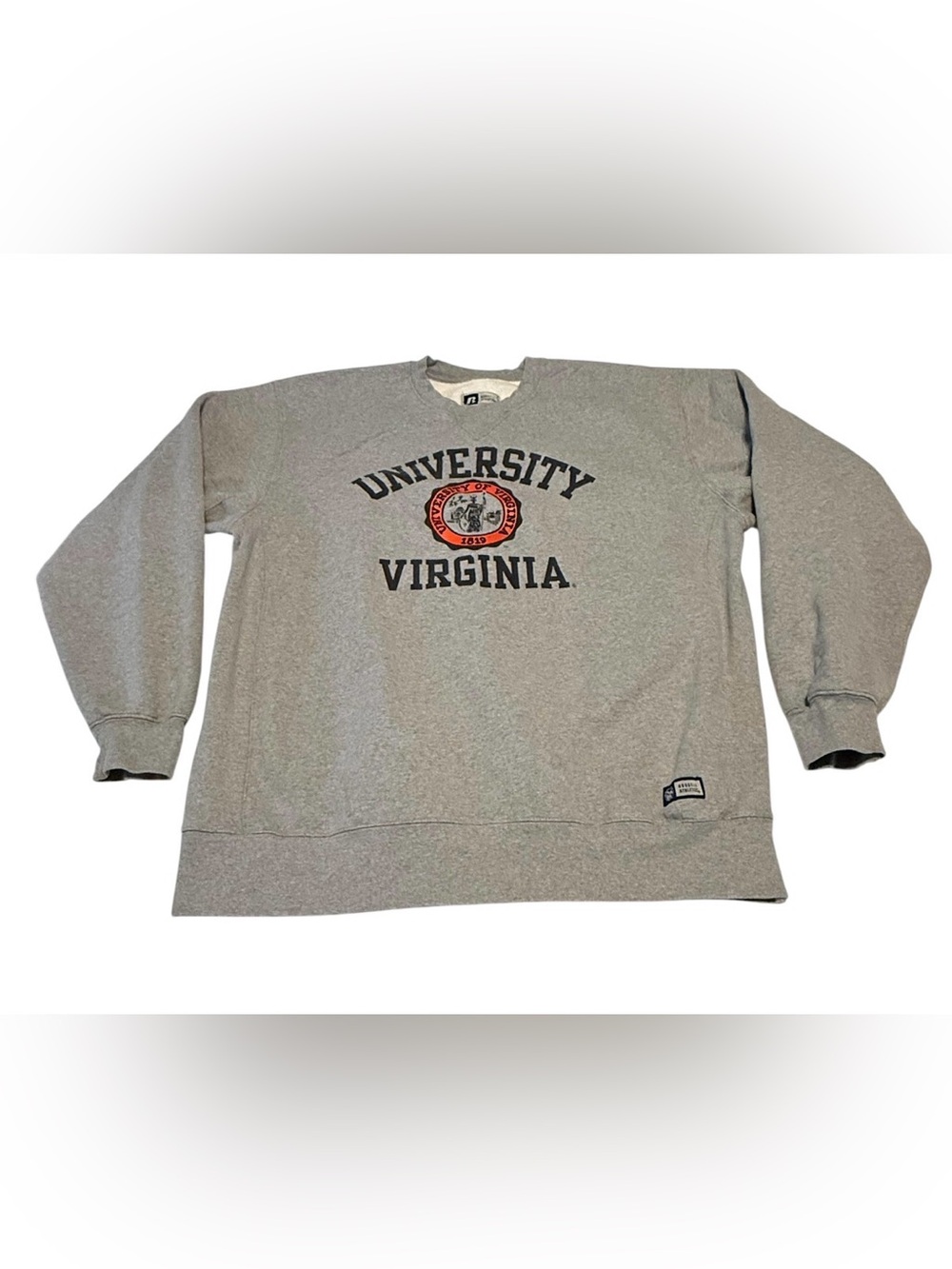 Vintage Russell Athletic UVA Sweatshirt XL University of Virginia Cavaliers 90s - Picture 3 of 6